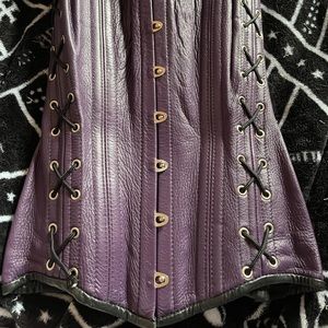 *Vintage* Stormy Leather over bust corset